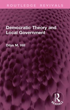Cover Democratic Theory and Local Government (eBook, PDF)