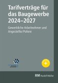 Tarifverträge für das Baugewerbe 2024-2027 - E-Book (eBook, PDF)