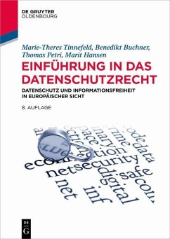 Cover Einführung in das Datenschutzrecht (eBook, PDF)