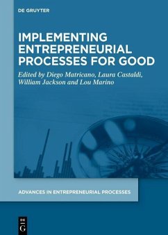 Cover Implementing Entrepreneurial Processes for Good (eBook, PDF)