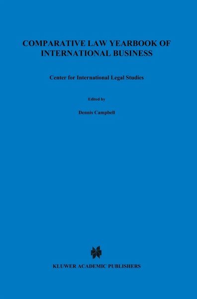 Comparative Law Yearbook of International Business (eBook, PDF) Comparative Law Yearbook of International Business (eBook, PDF)