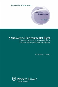 Substantive Environmental Right (eBook, PDF) - Turner, Stephen J.