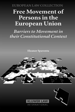 Free Movement of Persons in the European Union (eBook, PDF) - Spaventa, Eleanor