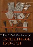 The Oxford Handbook of English Prose, 1640-1714 (eBook, PDF)
