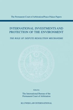 Cover International Investments and Protection of the Environment (eBook, PDF)