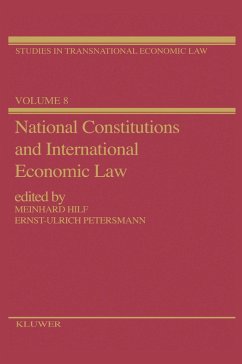 Cover National Constitutions and International Economic Law (eBook, PDF)