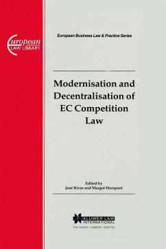 Cover European Business Law & Practice Series: Modernisation and Decentralisation of EC Competition Law (eBook, PDF)