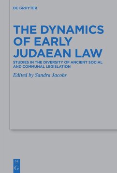 Cover The Dynamics of Early Judaean Law (eBook, ePUB)