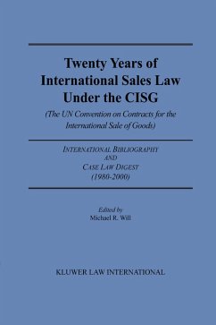 Cover Twenty Years of International Sales Law Under the CISG (The UN Convention on Contracts for the International Sale of Goods) (eBook, PDF)