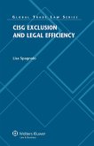CISG Exclusion and Legal Efficiency (eBook, PDF)