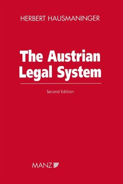 Cover Austrian Legal System (eBook, PDF)