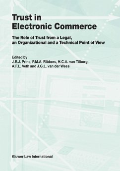 Cover Trust in Electronic Commerce: The Role of Trust from a Legal (eBook, PDF)