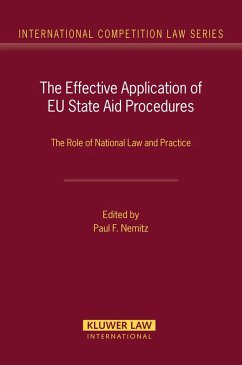 Cover Effective Application of EU State Aid Procedures (eBook, PDF)