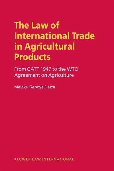 Law on International Trade in Agricultural Products (eBook, PDF)