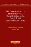 Civil Procedure Used for Enforcement of EC Competition Law by the English, French and German Civil Courts (eBook, PDF) Civil Procedure Used for Enforcement of EC Competition Law by the English, French and German Civil Courts (eBook, PDF)