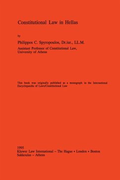 Cover Constitutional Law in Hellas (eBook, PDF)