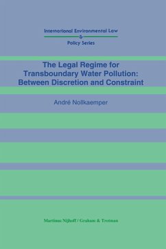 Cover Legal Regime for Transboundary Water Pollution: Between Discretion and Constraint (eBook, PDF)