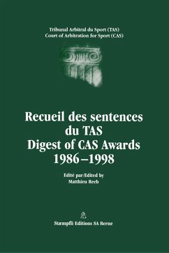 Cover Digest of CAS Awards (eBook, PDF)