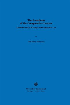 Cover Loneliness of the Comparative Lawyer And Other Essays in Foreign and Comparative Law (eBook, PDF)