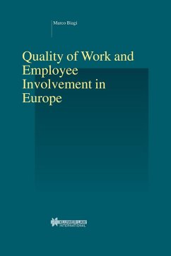 Cover Quality of Work and Employee Involvement in Europe (eBook, PDF)