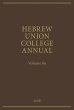 Hebrew Union College Annual Volume 89... - Bild 1