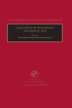 Cover Legal Rules of Technology Transfer in Asia (eBook, PDF)