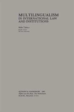 Cover Multilingualism in International Law and Institutions (eBook, PDF)