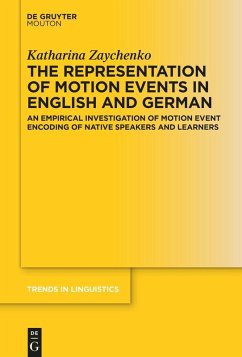 Cover The Representation of Motion Events in English and German (eBook, ePUB)