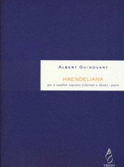 Cover Haendeliana, per a saxòfon soprano (clarinet o oboè) i piano (eBook, PDF)