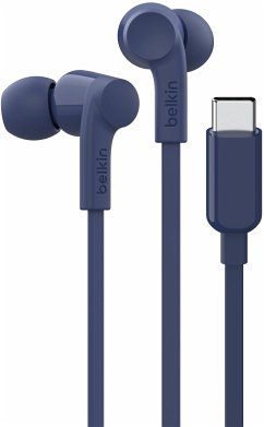 Belkin Rockstar In Ear Kopfhörer Kabel, USB-C, blau G3H0002hqBLV2