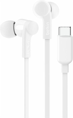 Belkin Rockstar In Ear Kopfhörer Kabel, USB-C, weiß G3H0002hqWHV2