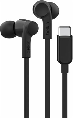 Belkin Rockstar In Ear Kopfhörer Kabel, USB-C, schw.G3H0002hqBKV2