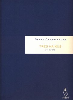 Cover Tres Haikus, per a piano (eBook, PDF)