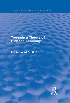 Cover Towards a Theory of Planned Economy (eBook, ePUB)