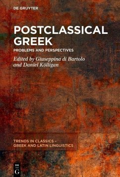 Cover Postclassical Greek (eBook, PDF)