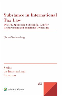 Cover Substance in International Tax Law (eBook, ePUB)