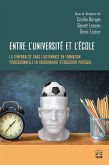 Entre l'université et l'école : la temporalité dans l'alternance en formation professionnelle en enseignement d'éducation physique (eBook, PDF) Entre l'université et l'école : la temporalité dans l'alternance en formation professionnelle en enseignement d'éducation physique (eBook, PDF)
