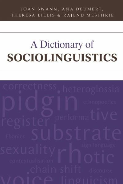 Dictionary of Sociolinguistics (eBook, PDF) Dictionary of Sociolinguistics (eBook, PDF)