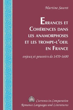 Cover Errances et Cohérences dans les anamorphoses et les trompe-l'oeil en France (eBook, ePUB)