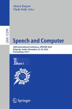Speech and Computer (eBook, PDF)