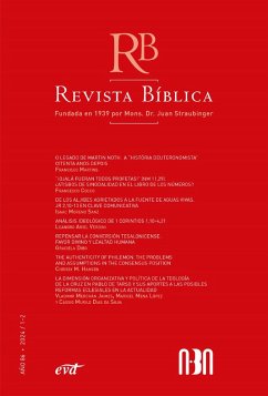 Cover Revista Bíblica 2024/1-2 - Año 86 (eBook, ePUB)