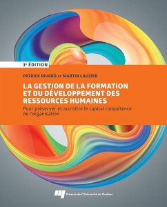 Cover La gestion de la formation et du développement des ressources humaines, 3e édition (eBook, ePUB)