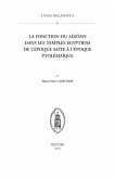 La fonction du lesonis dans les temples egyptiens de l'epoque saite a l'epoque ptolemaique (eBook, PDF)