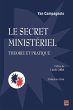 Le secret ministériel : théorie et... - Bild 1
