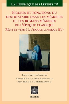 Cover Figures et fonctions du destinataire dans les Memoires et les romans-Memoires de l'epoque classique (eBook, PDF)