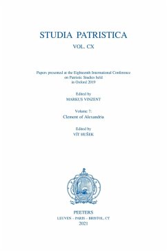 Cover Studia Patristica. Vol. CX - Papers presented at the Eighteenth International Conference on Patristic Studies held in Oxford 2019 (eBook, PDF)