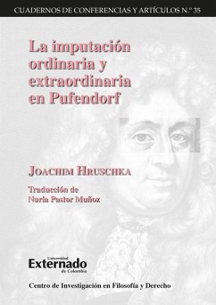 Cover La imputación ordinaria y extraordinaria en Pufendorf (eBook, PDF)