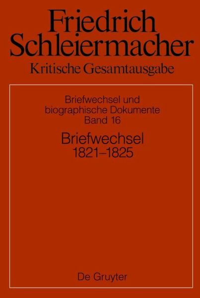 Briefwechsel 1821-1824 (eBook, PDF)
