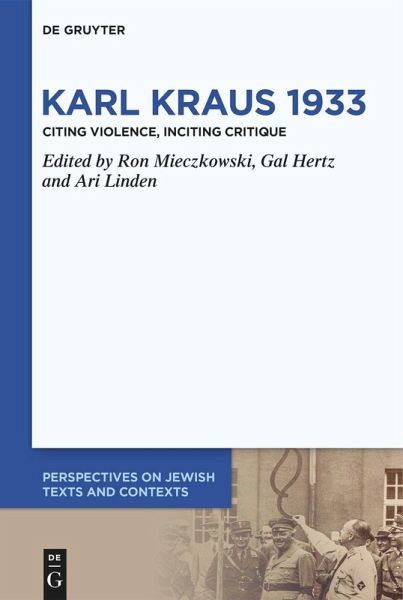 Karl Kraus 1933 (eBook, ePUB) Karl Kraus 1933 (eBook, ePUB)