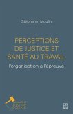 Perceptions de justice et santé au travail: l'organisation à l'épreuve (eBook, PDF) Perceptions de justice et santé au travail: l'organisation à l'épreuve (eBook, PDF)